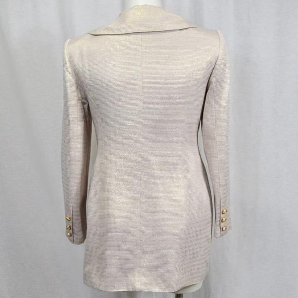 LILY & TAYLOR Ivory long sleeve formal jacket NY/Paris, size 10 - Picture 2 of 3